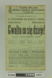 GWAŁTU CO SIĘ DZIEJE!