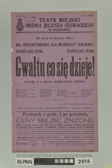 GWAŁTU CO SIĘ DZIEJE!
