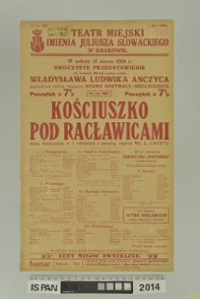 KOŚCIUSZKO POD RACŁAWICAMI