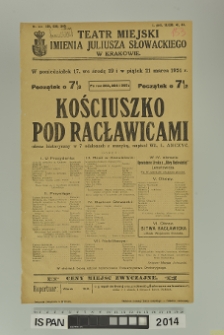KOŚCIUSZKO POD RACŁAWICAMI
