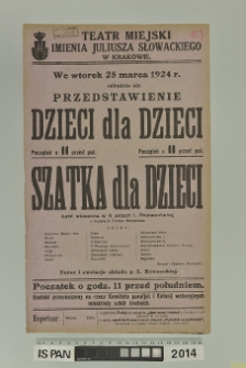 SZATKA DLA DZIECI