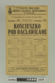 KOŚCIUSZKO POD RACŁAWICAMI