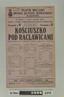 KOŚCIUSZKO POD RACŁAWICAMI