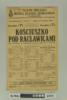 KOŚCIUSZKO POD RACŁAWICAMI