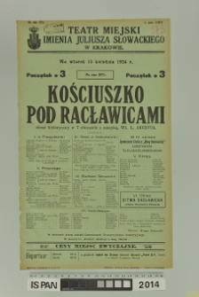 KOŚCIUSZKO POD RACŁAWICAMI