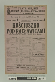 KOŚCIUSZKO POD RACŁAWICAMI