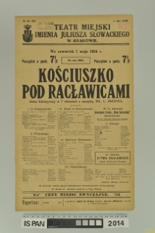 KOŚCIUSZKO POD RACŁAWICAMI