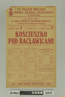 KOŚCIUSZKO POD RACŁAWICAMI