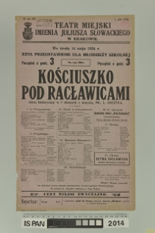 KOŚCIUSZKO POD RACŁAWICAMI