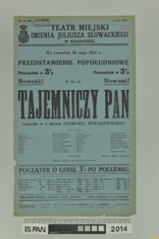 TAJEMNICZY PAN
