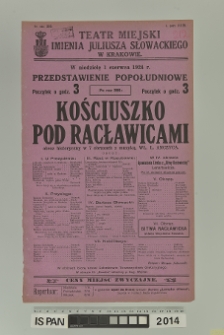 KOŚCIUSZKO POD RACŁAWICAMI