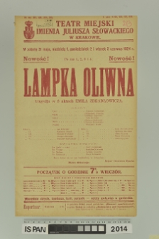 LAMPKA OLIWNA