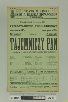 TAJEMNICZY PAN