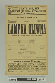 LAMPKA OLIWNA