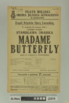 MADAME BUTTERFLY