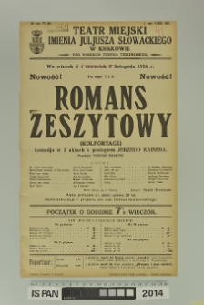 ROMANS ZESZYTOWY (Kolportage)