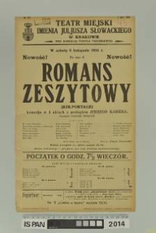 ROMANS ZESZYTOWY (Kolportage)