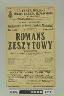 ROMANS ZESZYTOWY (Kolportage)