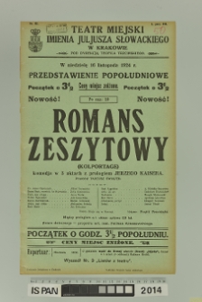 ROMANS ZESZYTOWY (Kolportage)