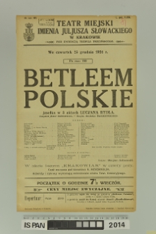 BETLEEM POLSKIE