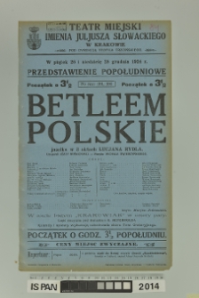 BETLEEM POLSKIE