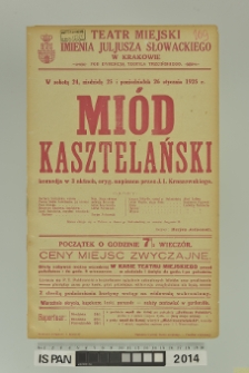 MIÓD KASZTELAŃSKI