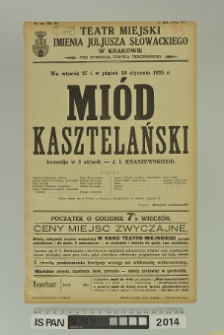 MIÓD KASZTELAŃSKI