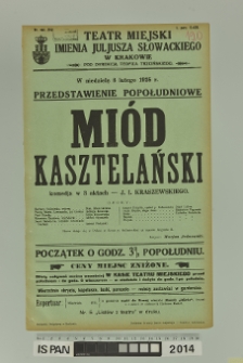 MIÓD KASZTELAŃSKI