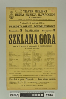 SZKLANA GÓRA