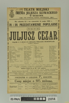 JULJUSZ CEZAR (Iuliusz Cezar)