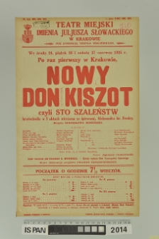 NOWY DON KISZOT CZYLI STO SZALEŃSTW