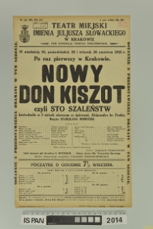 NOWY DON KISZOT CZYLI STO SZALEŃSTW