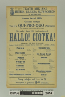 HALLO! CIOTKA!