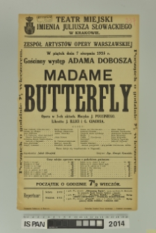 MADAME BUTTERFLY