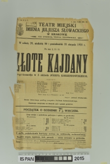 ZŁOTE KAJDANY
