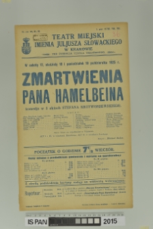 ZMARTWIENIA PANA HAMELBEINA