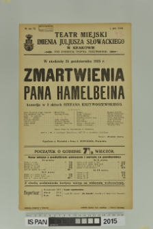 ZMARTWIENIA PANA HAMELBEINA