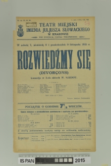 ROZWIEDŹMY SIĘ (Divorçons)
