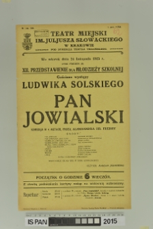 PAN JOWIALSKI