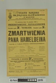 ZMARTWIENIA PANA HAMELBEINA