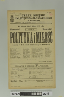 POLITYKA I MIŁOŚĆ