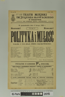 POLITYKA I MIŁOŚĆ