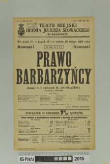 PRAWO BARBARZYŃCY