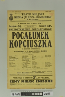 POCAŁUNEK KOPCIUSZKA (A Kiss for Cinderella)