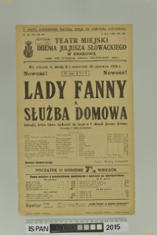 LADY FANNY A SŁUŻBA DOMOWA