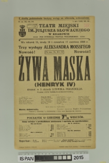 ŻYWA MASKA (Henryk IV)