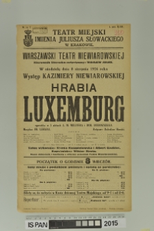 HRABIA LUXEMBURG
