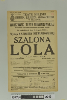 SZALONA LOLA