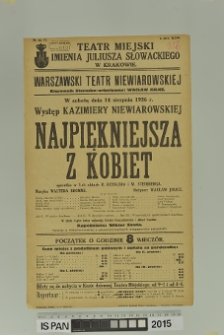 NAJPIĘKNIEJSZA Z KOBIET