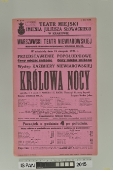 KRÓLOWA NOCY